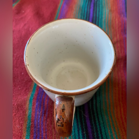 VTG. Speckled Stoneware unmarked Owl Mug! - Picture 3 of 10
